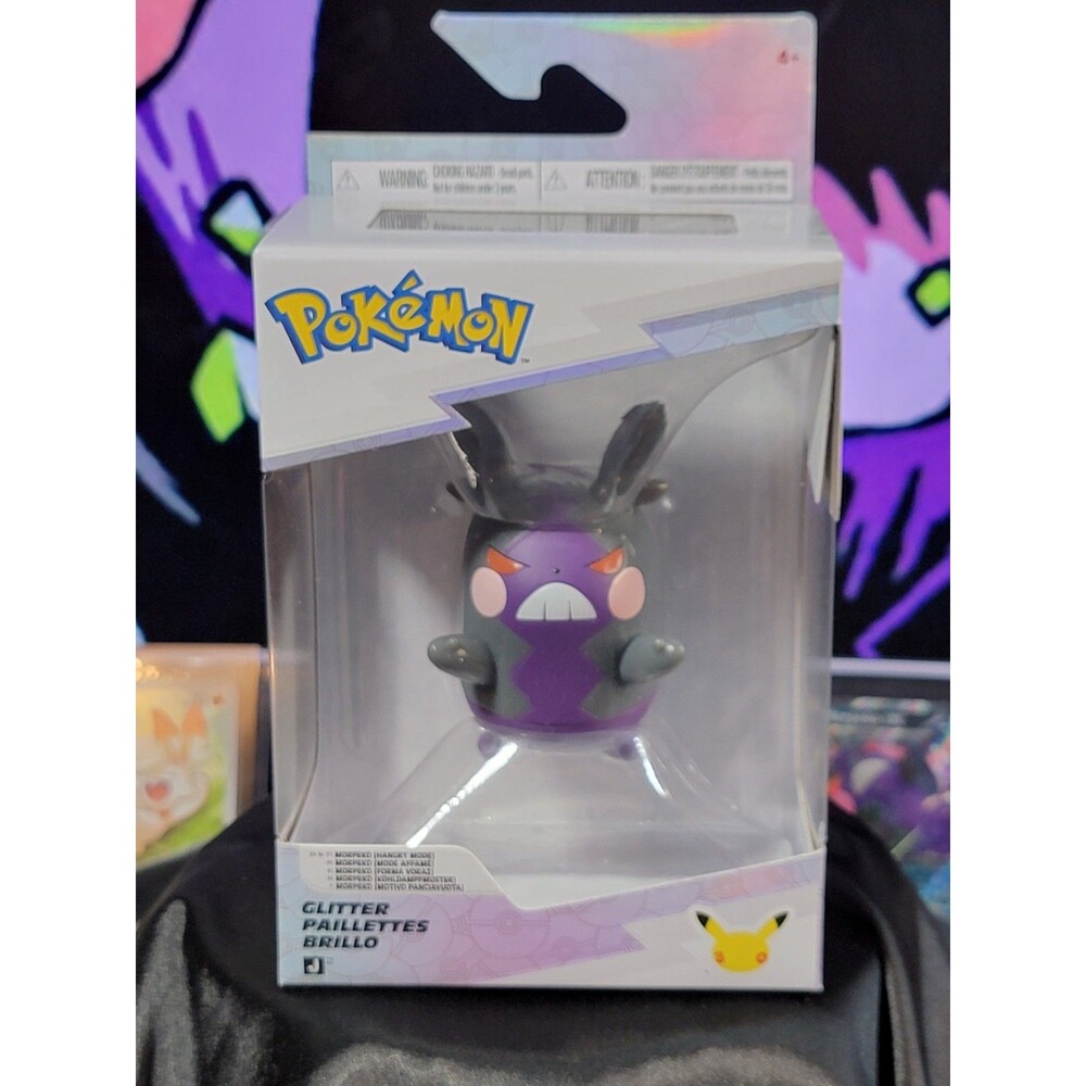 Pokémon Morpeko Glitter Figure Series 1 Jazwares 30th Anniversary Hangry Mode